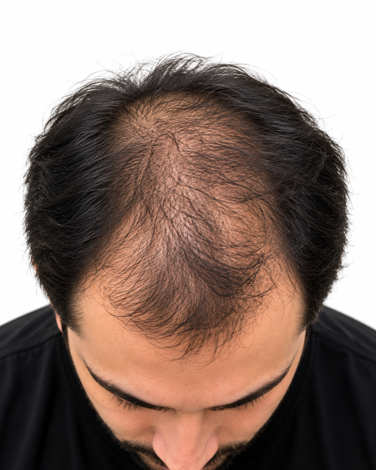 Before PRP hair treatment – VNM Aesthetics patient